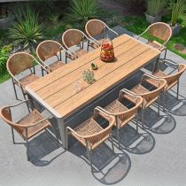 Desk & 10 Chairs