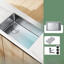 Wastafel, afdruipmand en drainagekit