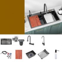 Wastafel&Tap&Filter Tap&Zeepdispenser&Bord&Drain Korf&Drain Kit