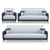 Chair & Loveseats & 3-Seater Sofa