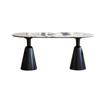 楕円形 大理石 ダイニングテーブル | 楕円形 ダイニングテーブル