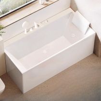 Badewanne+weißes 5-teiliges Set