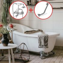 Vasca da Bagno + Rubinetto a Parete