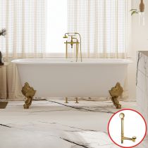 Vasca da bagno+kit di scarico
