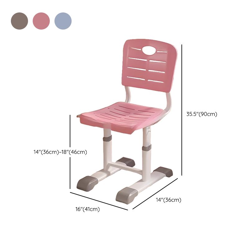 Adjustable Plastic Kids Chair with Ventilated Design and Carry Handle Dimensions