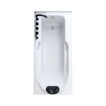 Vasca da Bagno + Set 5 Pezzi Nero
