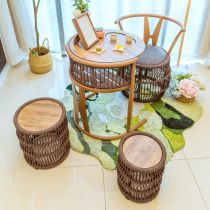 Tafel + Stoelen + Grote kruk + Kleine kruk
