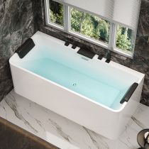 Badewanne & Schwarzes Fünfteiliges Set