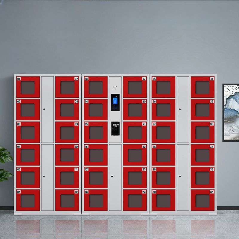Maroon 5-Wide or More Commercial Lockers with 6 or More Tiers, 10 or ...
