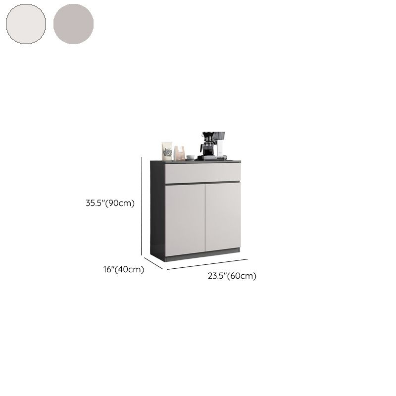 Modern Metal Sideboard with Cabinets and Drawers Dimensions