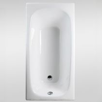 Vasca da bagno+scarico cromato