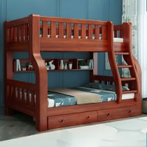 Cama de Criança&Gavetas&Estante&Colchão&Escada de Escalada
